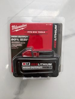 Milwaukee M18 RedLithium High Output XC8.0 Battery