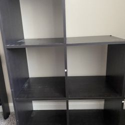 Dark Wood Colored Bookshelf/ Storage Unit - NEEDS TO GO ASAP