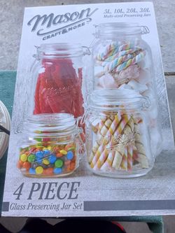 Mason Jars Unused Still In The Box