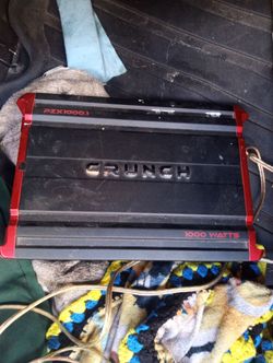 Crunch amp For woofer