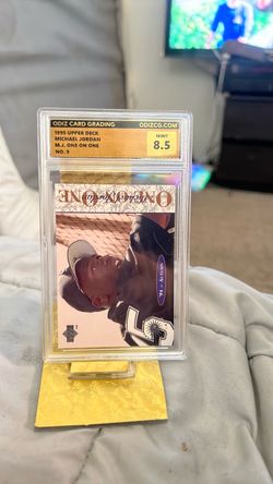 1995 Upper Deck Michael Jordan One on One #9 Graded 8.5