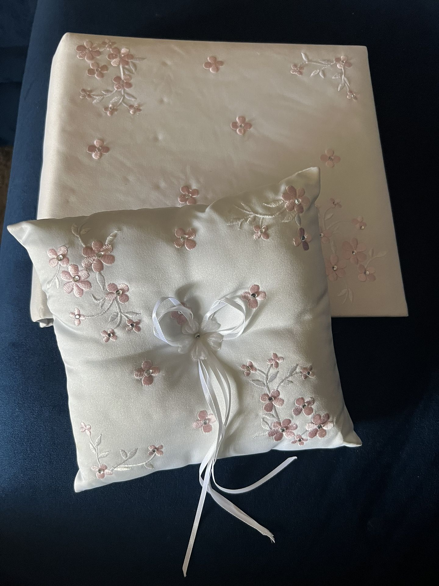 Wedding Album and Ring Pillow