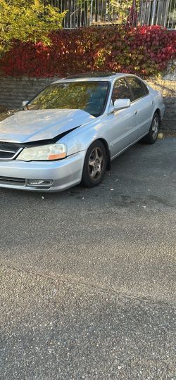 Acura TL Silver Sedan — Damaged