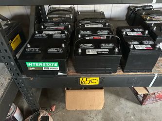 New and rebuilt and used car Batterys