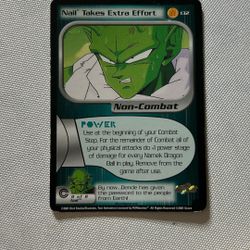 Nail Takes Extra Effort Dragon Ball, Z Trading Card