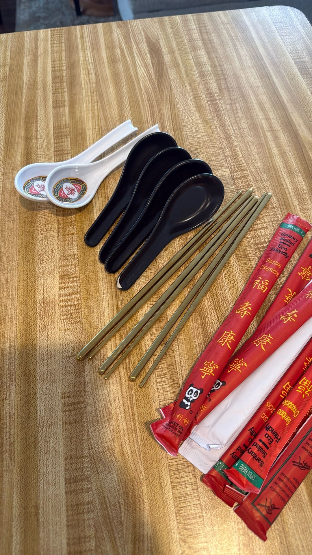 Soup Spoons And Chopsticks
