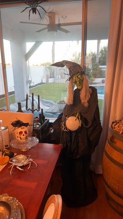Life-Size Halloween Witch Decoration