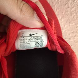 Sz 9 Nike Revolution 6 University Red