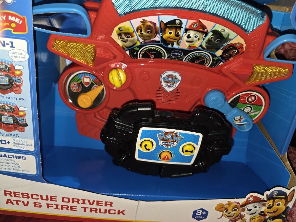 Paw Patrol Rescue Atv And Fire Truck 🚒