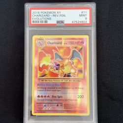 Charizard Evolutions Reverse PSA 9