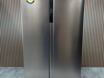 Frigidaire 21.4 Cu. Ft. 36" Counter-Depth Side-by-Side Refrigerator with 2 Crisper Drawers, Vacation Mode - Stainless Steel (FRSG2115AV-D-0646)