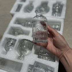 18 pcs Clear Bud Vases for Centerpieces