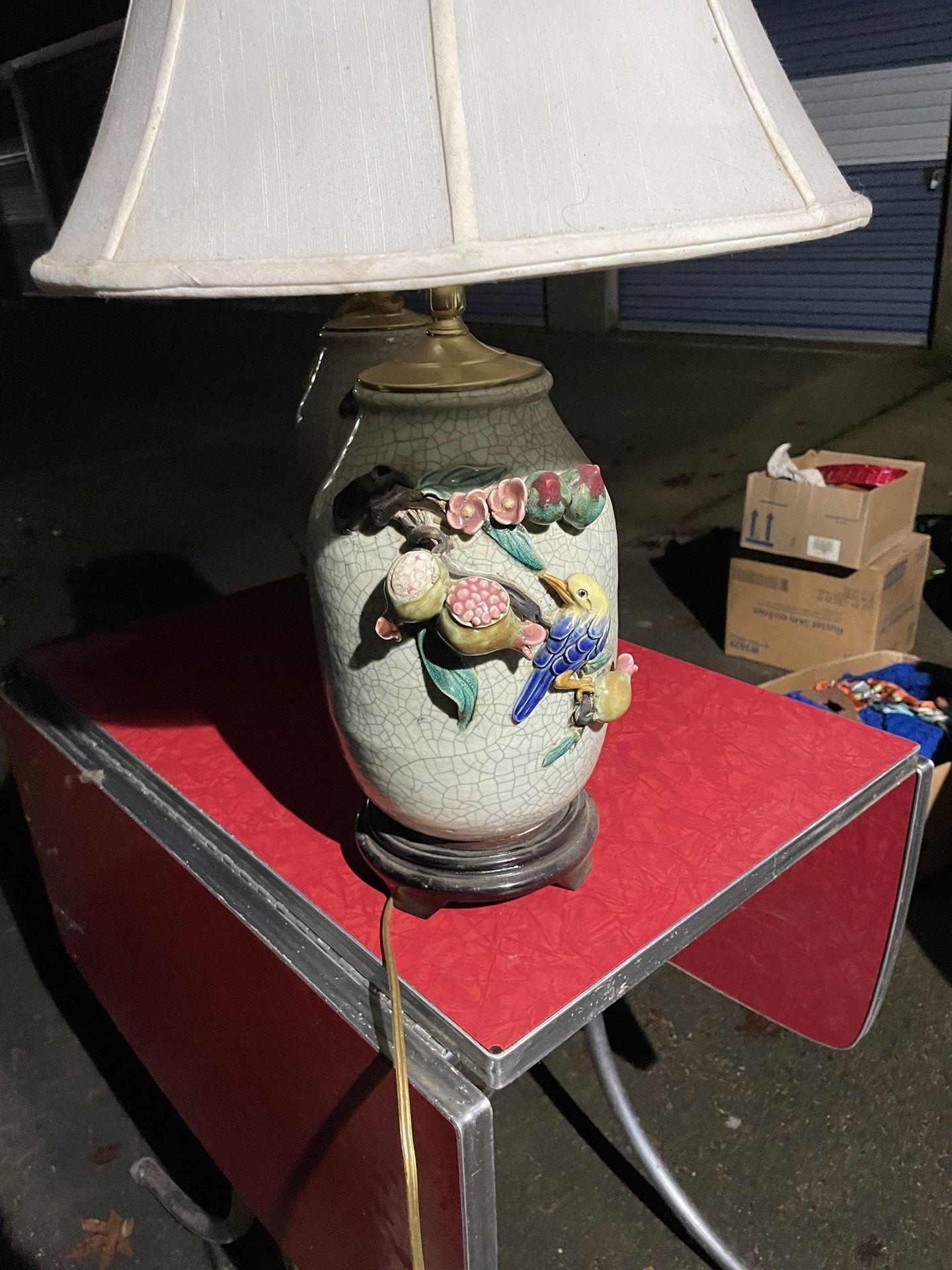 Beautiful Pair Of Antique Lamps
