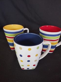 Set Of 3 Coffee Mugs 
