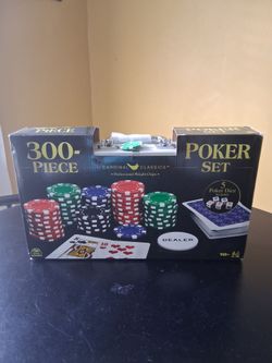 300 Piece Poker Set with aluminum case.