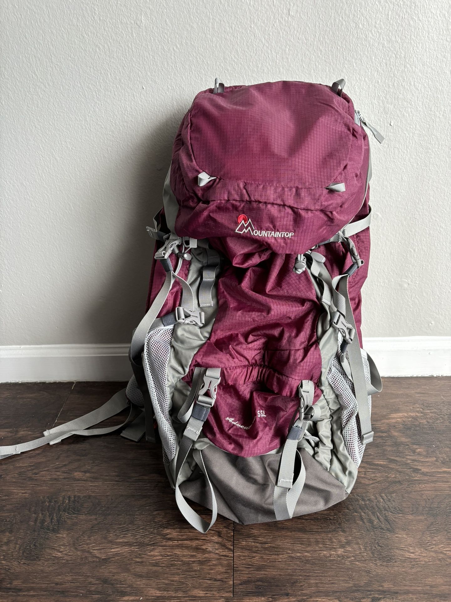 MountainTop 55 Liter Internal Frame Backpack