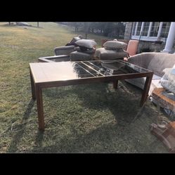 LARGE HENREDON DINING TABLE