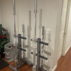 Like New Body Solid Olympic Weight Racks $89 Each 