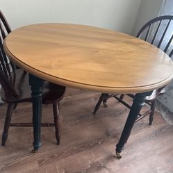 Round Solid Wood Table