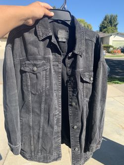 Women’s American Eagle All Black Denim Jacket 