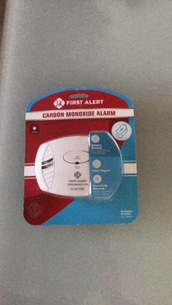 First alert carbon monoxide alarm