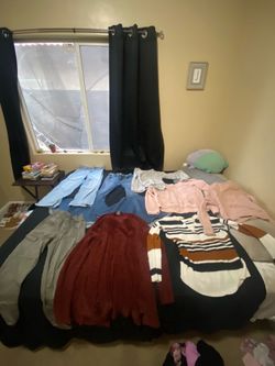 Bag of clothes for teen girl