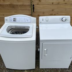 GE- Profile Electric Washer & Dryer Set! 