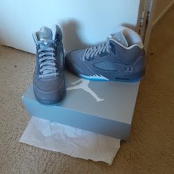 Jordan 5 Wolf Gray