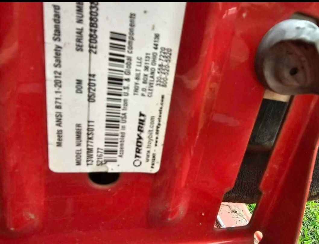 Mower For Parts