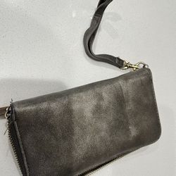 Grey Wristlet Wallet