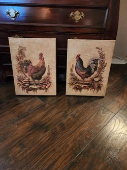 Roasters on canvas