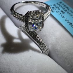 Beautiful Emerald Cut Moissanite 