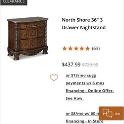 Two North shore nightstands 