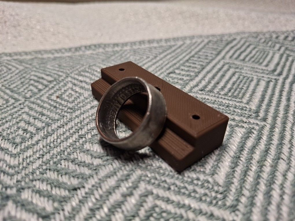 Half Dollar Coin Ring