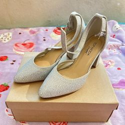 Silver Sparkly Heels 