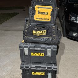 Dewalt Tool Storage Boxes, Bag & Back Pack