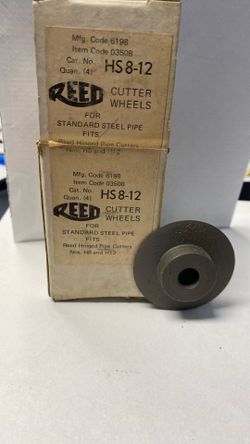 Reed  HS 8-12 Cutter Wheels  4 In The Box 