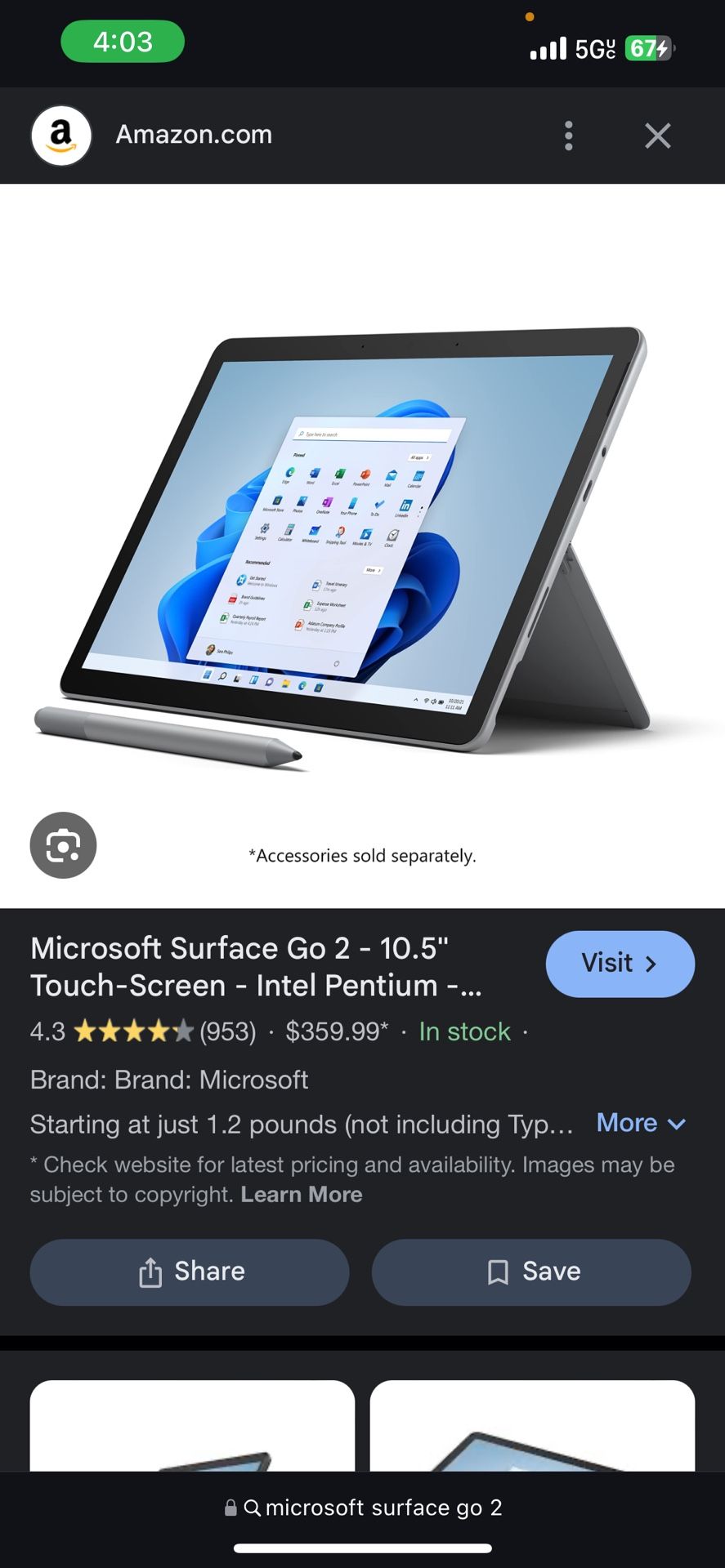 Microsoft Surface Go 2