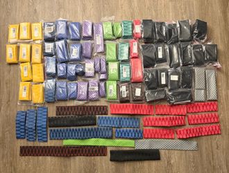 Fishing rod grip shrink wrap-all colors