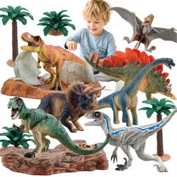 Brand New Dinosaur Toys for Kids Big Dinosaur Action Figures 17 PCS