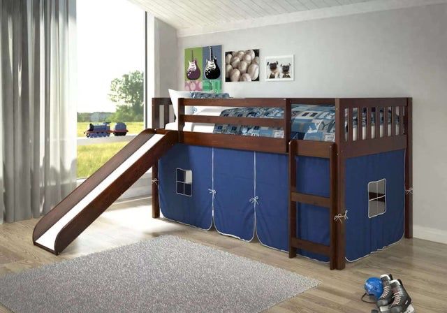 Fort Loft Bed for SALE with TENT and SLIDE Included!!!