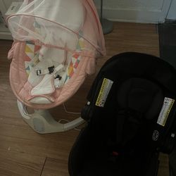 Baby swing and car Seat
