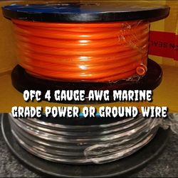 Memphis Certified Pure COPPER 4 And 0 Gauge AWG Wire