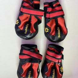 Dog Shoes for Large Dogs 4PCS Anti-Slip Dog Boots & Paw Protectors