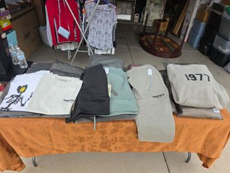 Essentials clothing and perfumes