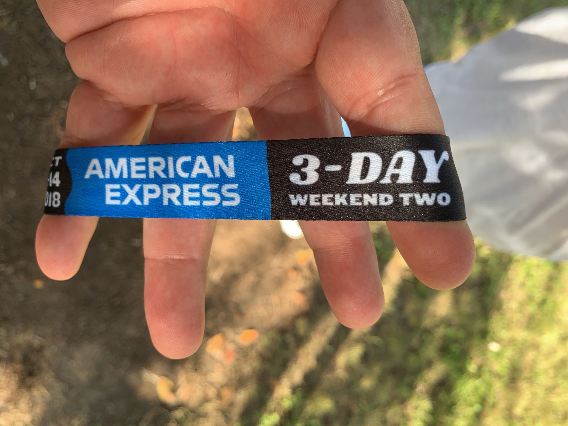 ACL WRISTBAND - AMERICAN EXPRESS PASS