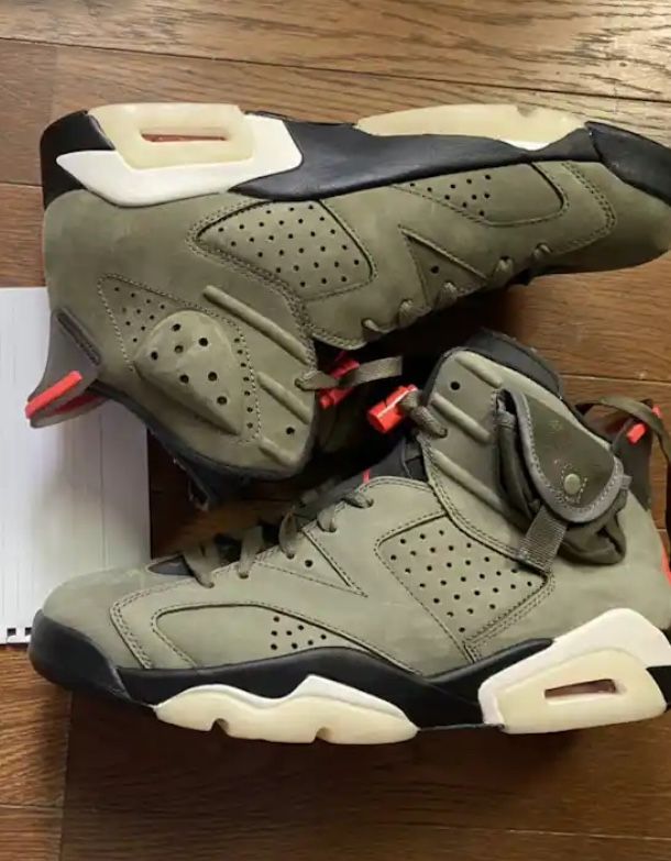 TRAVIS SCOTT AIR JORDAN 6 OLIVE