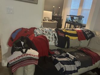 Bundle of boy sweaters and long sleeves (6-7) for $15. 17 pieces included.