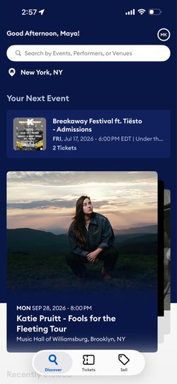 Breakeaway festival 2 tickets