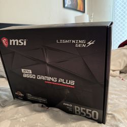 MSI B550 Gaming Plus Mpg Motherboard